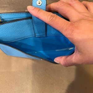 Coach blue crossbody. Super cute for spring.